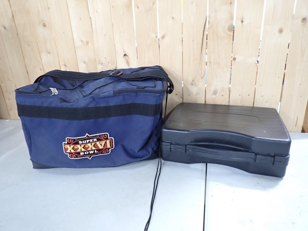 Miller Lite Super Bowl 36 XXXVI Cooler and Portable Gas Stove (1 of 9)