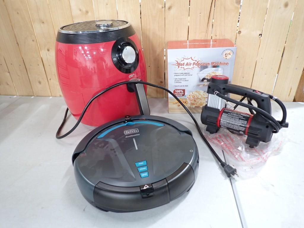 Bonaire Tire Inflator, Ne w Popcorn Maker, Air Fryer, and Dust Buster (1 of 9)