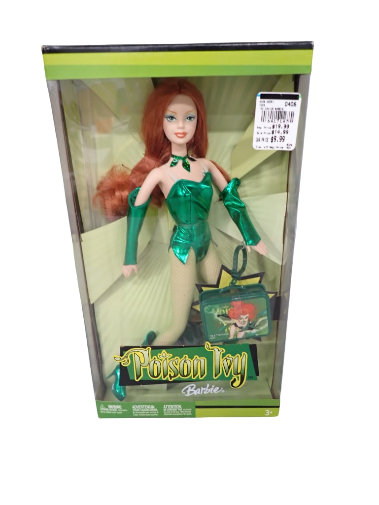 Poison Ivy Barbie Doll New in Package (1 of 3)