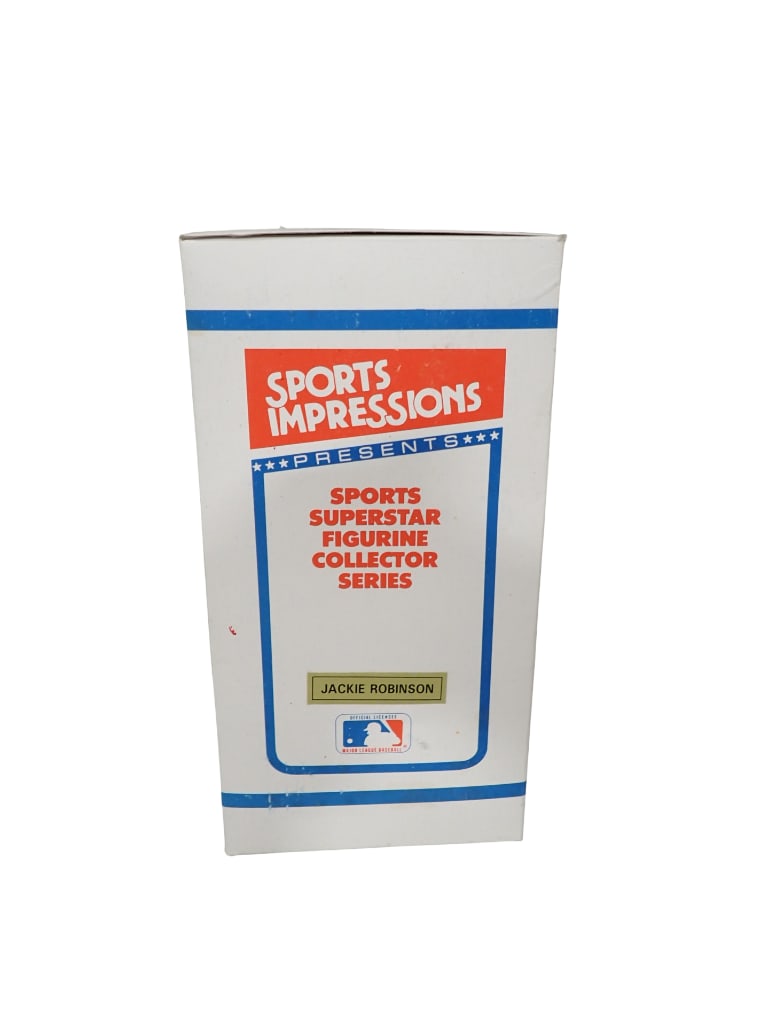 Jackie Robinson Limited Edition Figurine Sports Impressions in Original Box: Jackie Robinson Limited Edition Figurine Sports Impressions in Original Box All pictures are considered part of the description and should be examined carefully by bidders. Live Auctioneers is now o