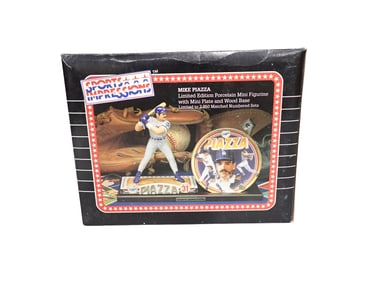 Mike Piazza Limited Edition Porcelain Mini Figurine by Sports Impressions in Original Box