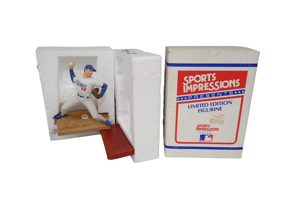 Orel Hershiser Limited Edition Figurine Sports Impressions in Original Box Dodgers: Orel Hershiser Limited Edition Figurine Sports Impressions in Original Box Los Angeles Dodgers Pitcher All pictures are considered part of the description and should be examined carefully by bidders.