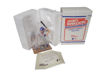 Gregg Jefferies Limited Edition Figurine Sports Impressions in Original Box