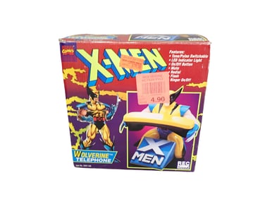 X-Men Wolverine Telephone in Original Box