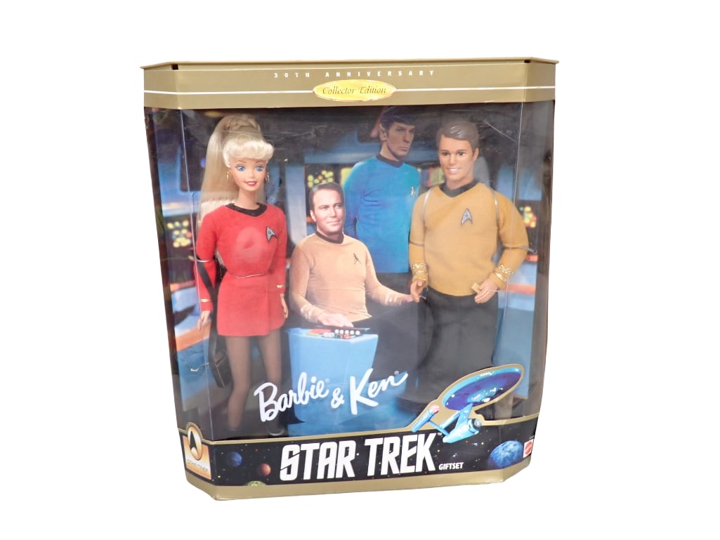 Star Trek Barbie & Ken Dolls Gift Set New in Package (1 of 3)