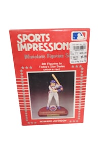 Howard Johnson Miniature Figurine Sports Impressions in Original Box