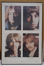 The Beatles White Album Framed Poster - Roughly 38x25"