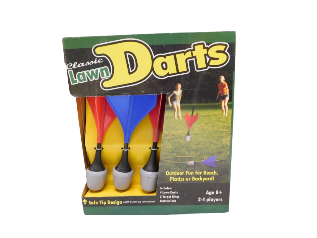 Classic Lawn Darts New in Package: Classic Lawn Darts New in Package All pictures are considered part of the description and should be examined carefully by bidders. Live Auctioneers is now offering Live Shipping through them. This is 