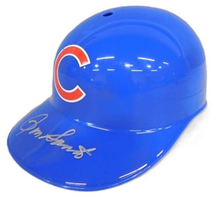 Chicago Ron Santo Autographed Batting Helmet #10. No Paperwork