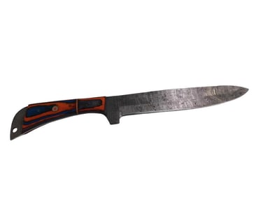 Knife with Colorful Wooden handle and a Sheath