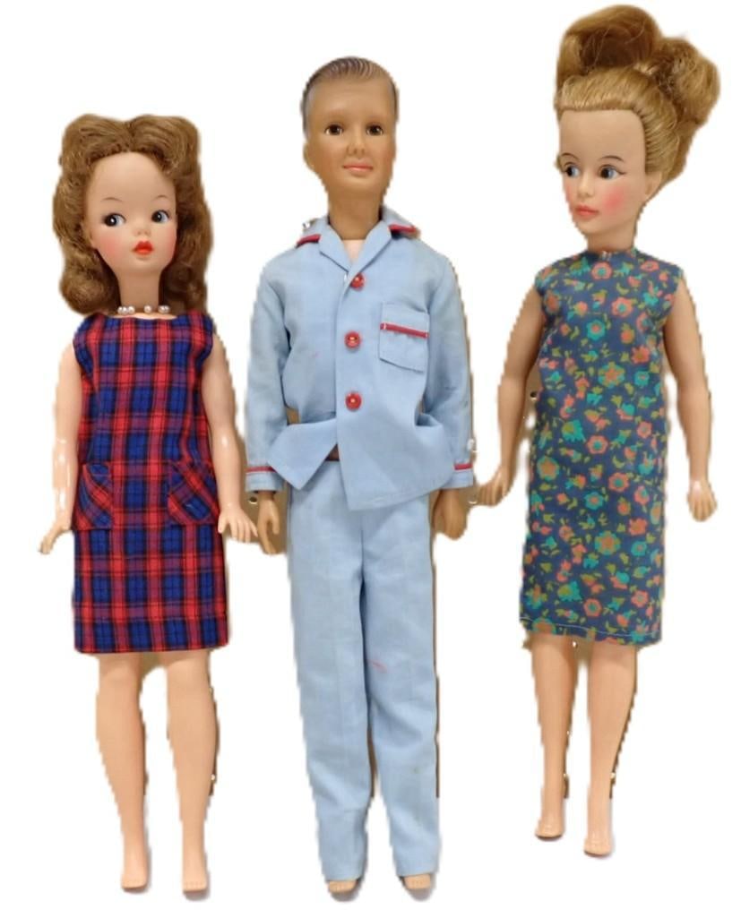 Vintage 1960's Ideal Tammy, Mom and Dad Dolls (1 of 4)