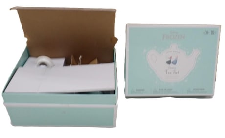 Pottery Barn Walt Disney Frozen Ceramic Tea Set - comes with everything as shown