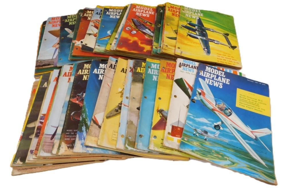Lot of Vintage Model Airplane News Magazines: Lot of Vintage Model Airplane News Magazines All pictures are considered part of the description and should be examined carefully by bidders. Live Auctioneers is now offering Live Shipping through the