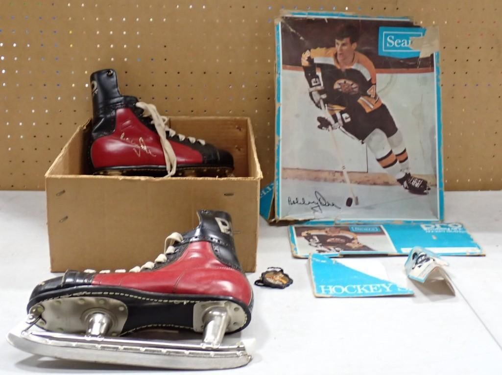 Pair of Vintage Bobby Orr Hockey Ice Skates (1 of 9)