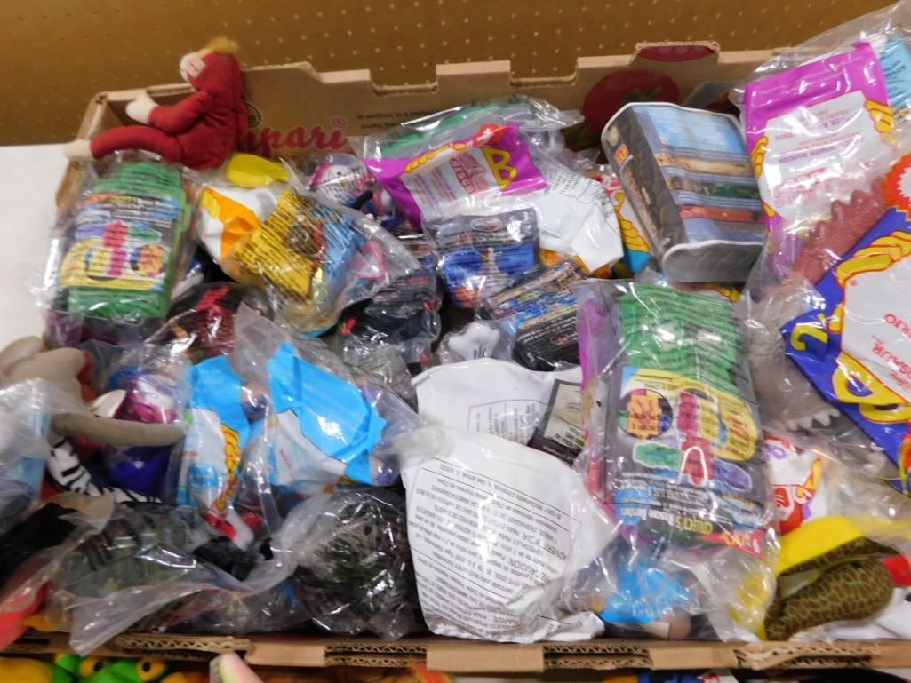 Large Lot of Ty Beanie Babies including a bunch from McDonald's still in original plastic: Large Lot of Ty Beanie Babies including a bunch from McDonald's still in original plastic All pictures are considered part of the description and should be examined carefully by bidders. Live Auct