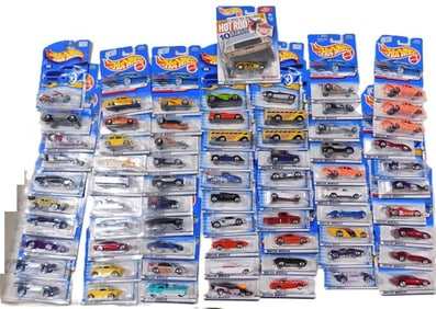 Lot of 71 New in Package Mattel Hot Wheels Cars