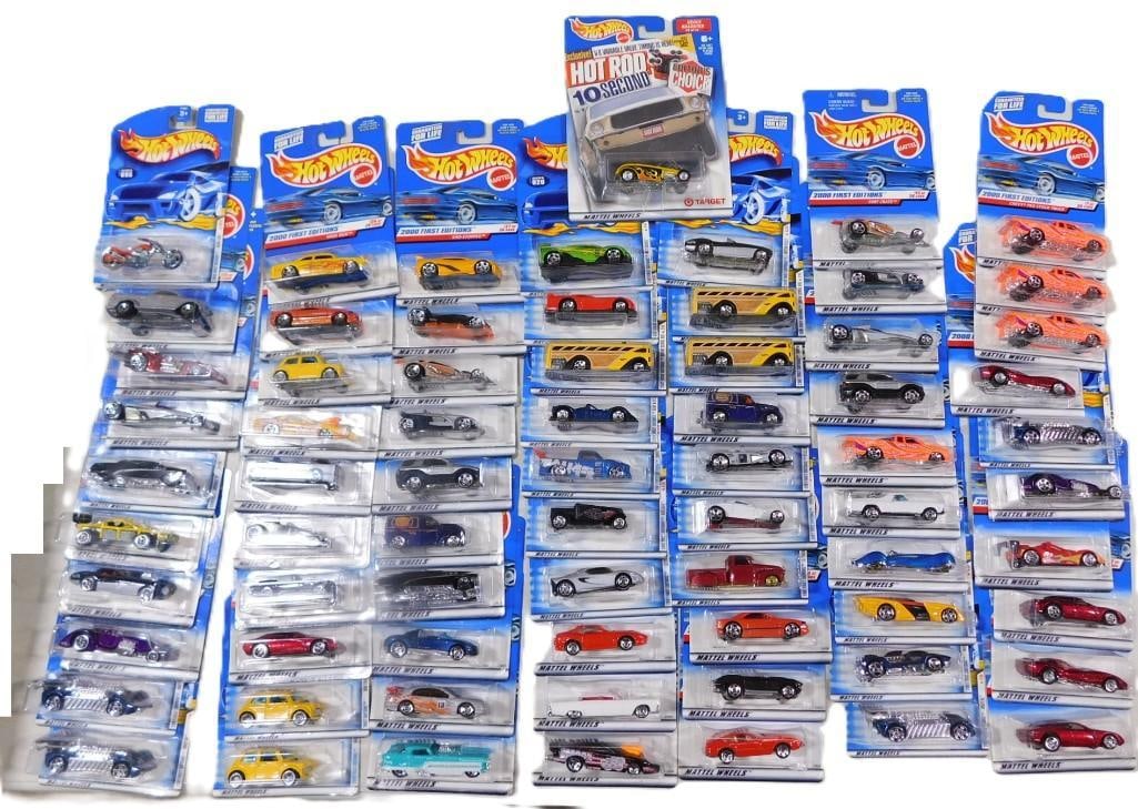 Lot of 71 New in Package Mattel Hot Wheels Cars: Lot of 71 New in Package Mattel Hot Wheels Cars All pictures are considered part of the description and should be examined carefully by bidders. Live Auctioneers is now offering Live Shipping through