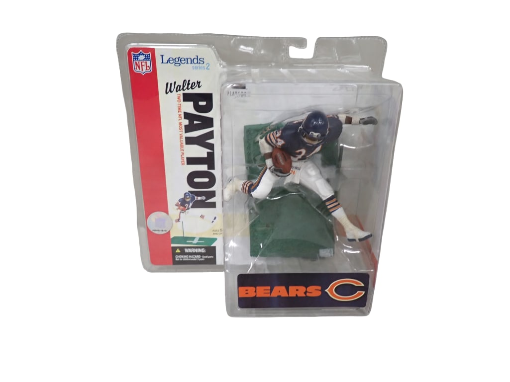Walter Payton NFL Legends Series 2 Figure New in Package Chicago Bears (1 of 4)