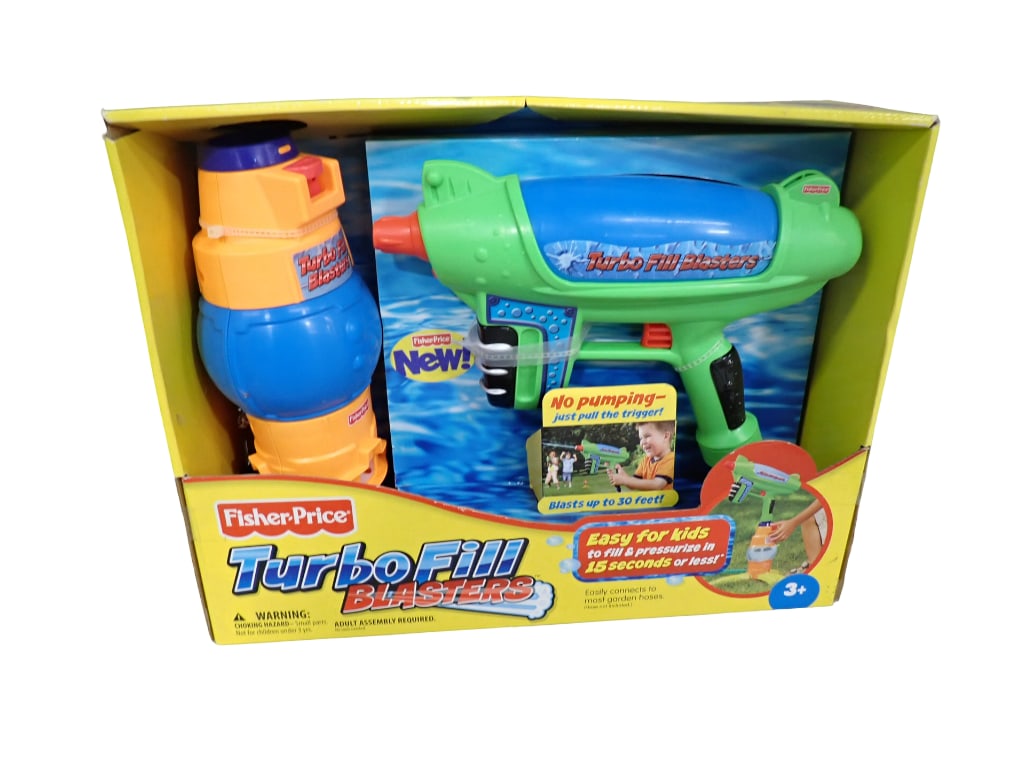 Fisher Price Turbo Fill Blasters Outdoor Water Toy New in Box (1 of 6)