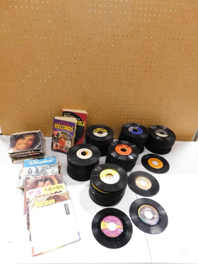 Lot of 45 RPM Vinyl Records incl Rick James, The Cars, The 4 Seasons, Brian Wilson & Roger Christian (1 of 20)