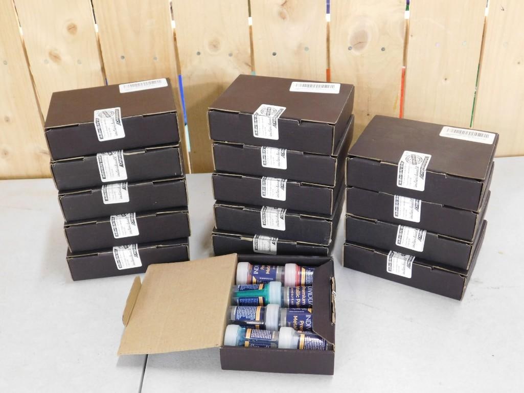 Lot of 15 New in Package 8 Packs of assorted Premium Metallic Paint (1 of 5)