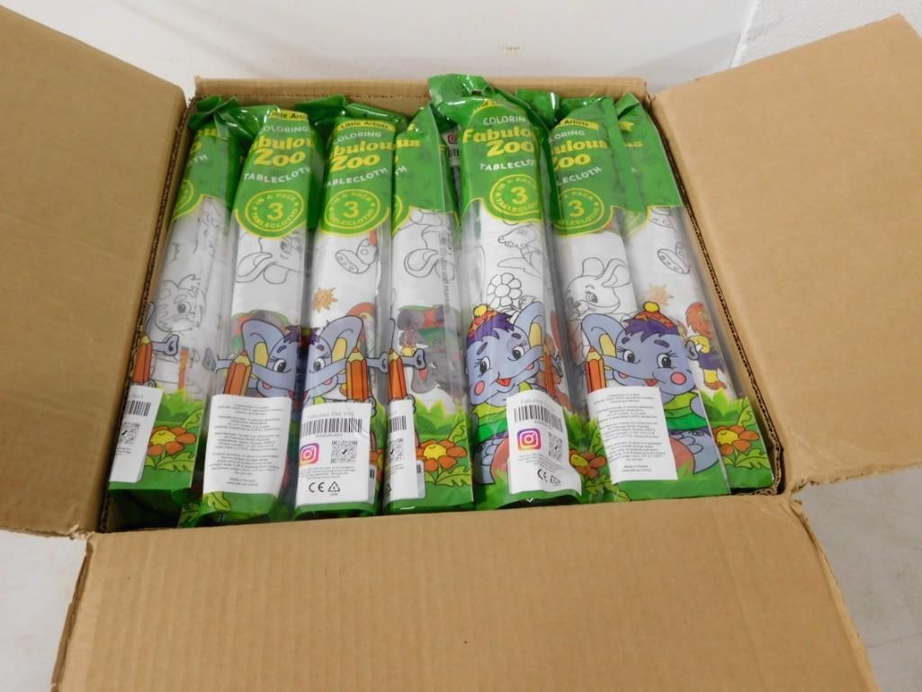 50 Fabulous Zoo Coloring Tablecloths New in packages: 50 Fabulous Zoo Coloring Tablecloths New in packages All pictures are considered part of the description and should be examined carefully by bidders. Live Auctioneers is now offering Live Shipping t