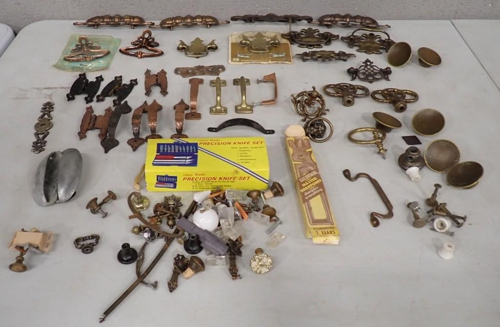 Lot of assorted Hardware - Mostly handles, door pulls, knobs, etc. (1 of 11)