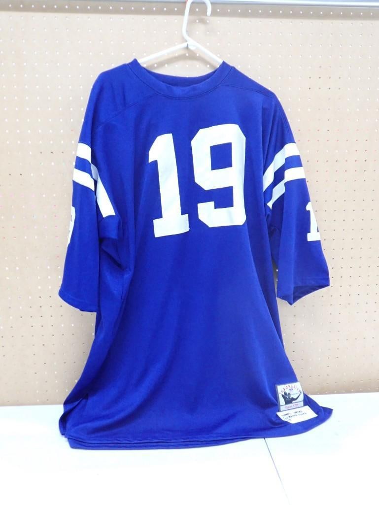 Mitchell & Ness Johnny Unitas Football Jersey Baltimore Colts #19 size 56 (1 of 6)