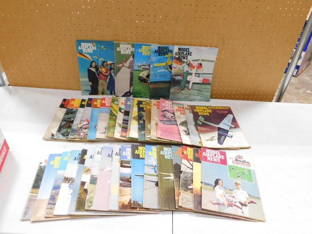 Vintage Model Airplane News Magazines: Lot of Vintage Model Airplane News Magazines All pictures are considered part of the description and should be examined carefully by bidders. Live Auctioneers is now offering Live Shipping through t