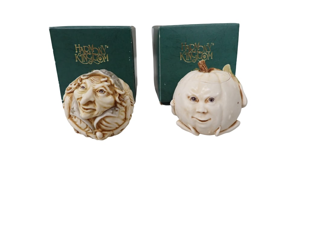 2 Harmony Kingdom Roly Poly Trinket Boxes incl Hilda and Ozzie with Original Boxes (1 of 4)