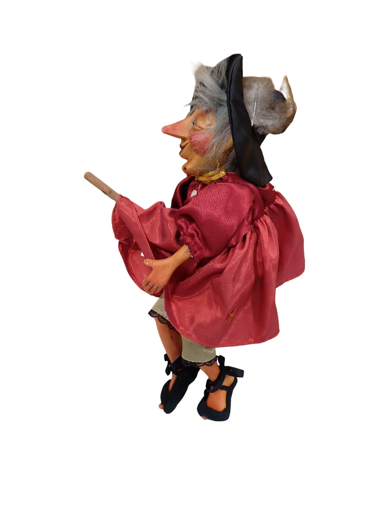 2002 Dept 56 Halloween Kitchen Witch RETIRED Porcelain (1 of 4)