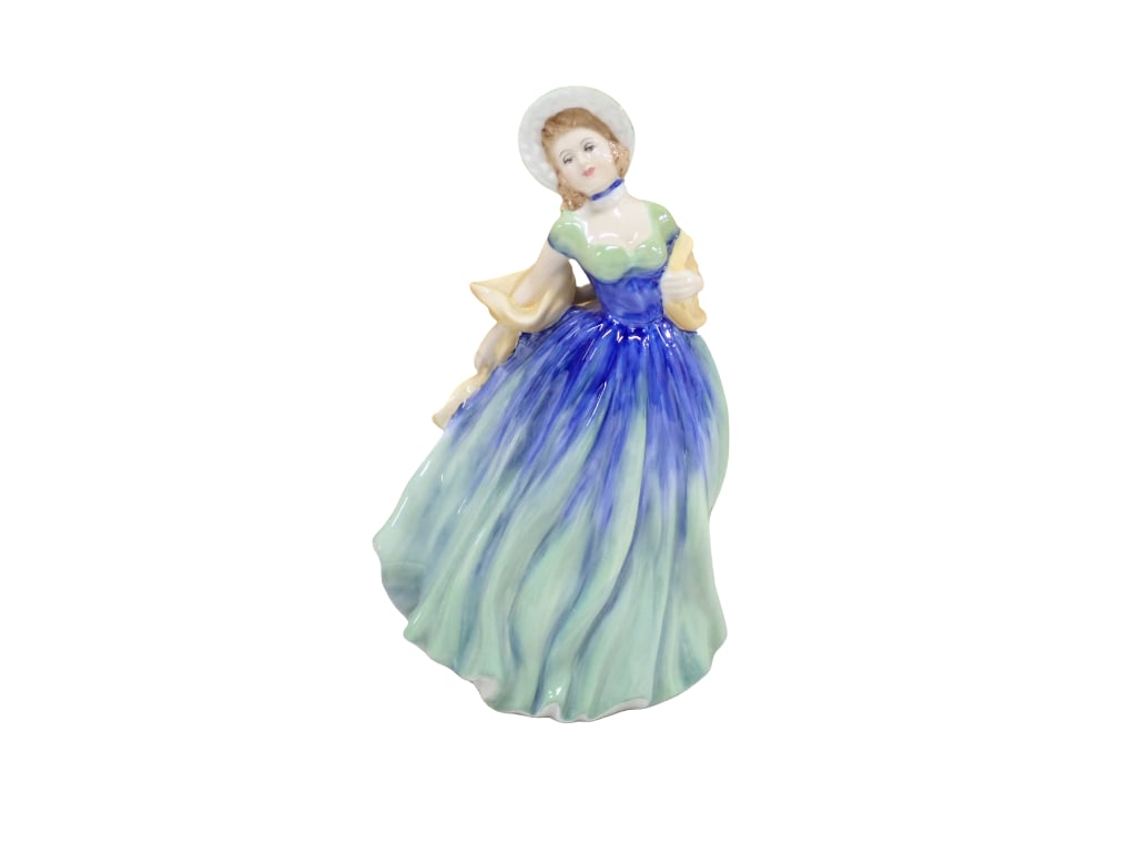 Vintage Royal Doulton Jane Porcelain Figurine RN 3260: Vintage Royal Doulton Jane Porcelain Figurine RN 3260 All pictures are considered part of the description and should be examined carefully by bidders. Live Auctioneers is now offering Live Shipping th