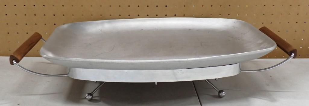 Vintage MCM or Danish Modern Serving Plate with Stand (1 of 7)