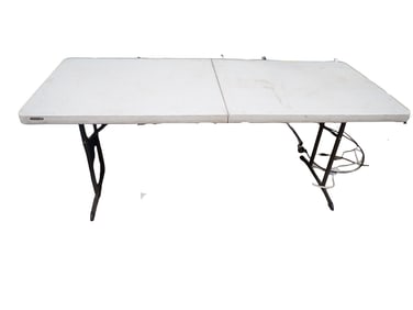 6 ft Folding Table Fold in Half Table Lifetime Brand