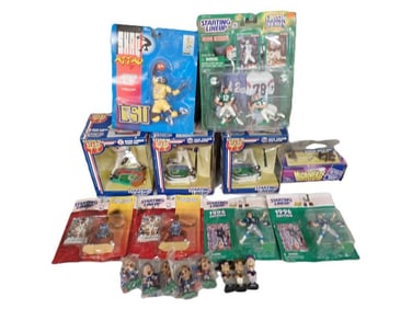 Sports Action Figure Lot, etc. Including Starting Lineup, Shaq Attaq, etc