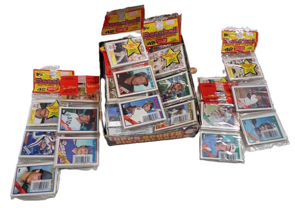 Lot of Topps Baseball Cards 1980's Sealed Packs (1 of 6)
