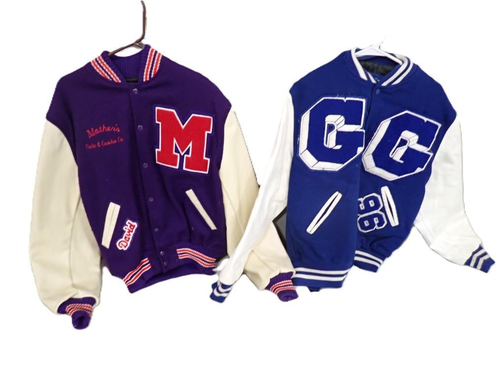 Pair of Letterman Jackets including Mother's Cookies Size 46 and a Class of 1996 Size L (1 of 8)