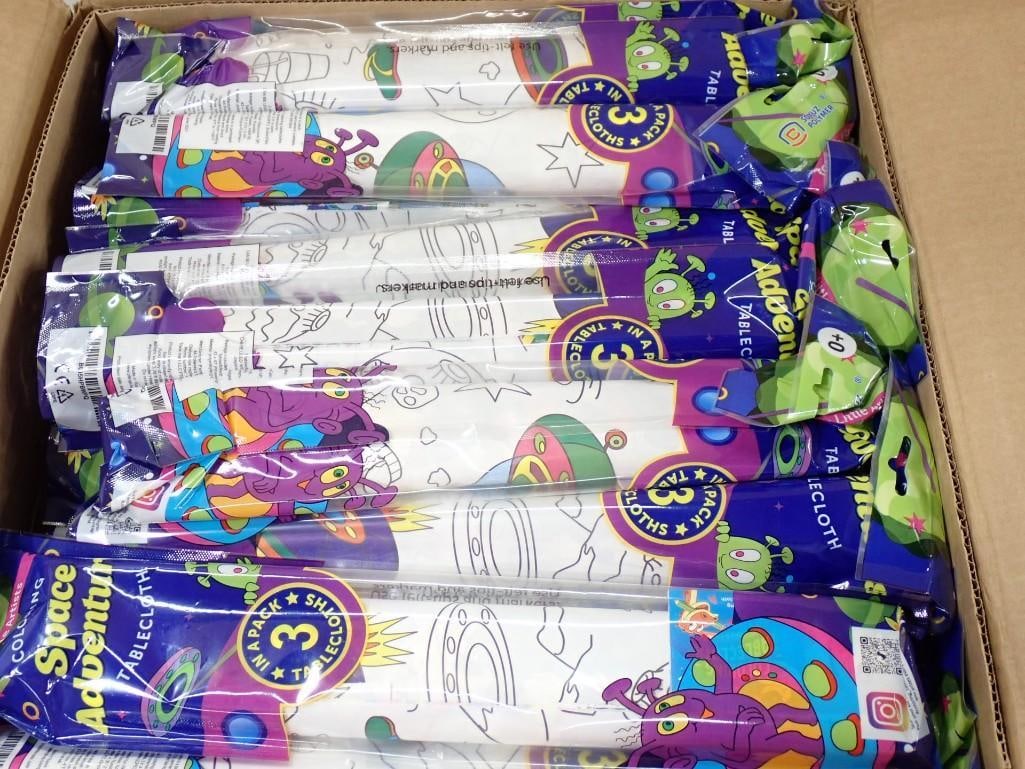 50 Space Adventures Coloring Tablecloths - New in packages (1 of 4)