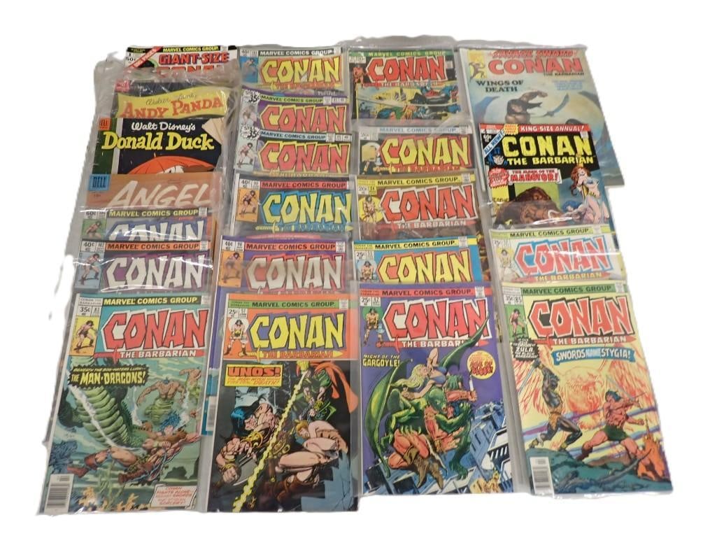 Comic Book Lot including Conan, Donald Duck, Angel, Andy Panda, etc. (1 of 5)