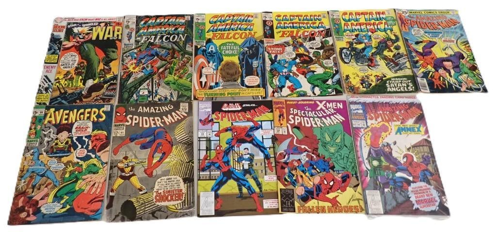 Comic Book Lot including Captain America, Avengers, Spider-Man, Star Spangled War, etc. (1 of 6)