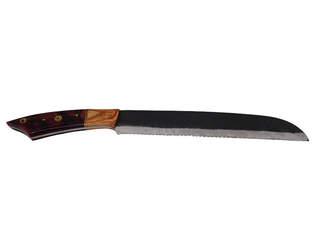 Serrated Knife with Wood Handle (1 of 5)