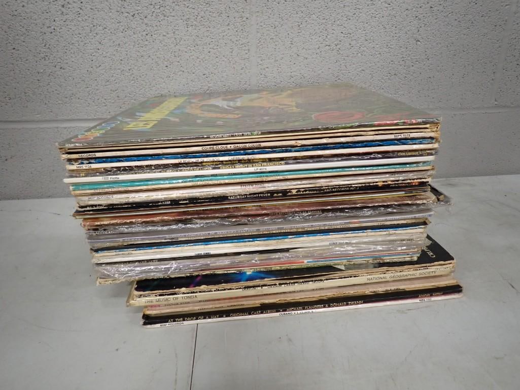Lot of Vinyl Records 33 RPM LPs incl Magnum Band, Saturday Night Fever, GM Connection,: Lot of Vinyl Records 33 RPM LPs incl Magnum Band, Saturday Night Fever, GM Connection, etc All pictures are considered part of the description and should be examined carefully by bidders. Live Auction