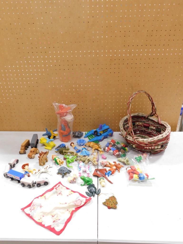 Toys incl Vintage Quick Draw McGraw Soaky Bottle, Toy Vehicles, Plastic Dinosaurs, Figures, etc (1 of 15)