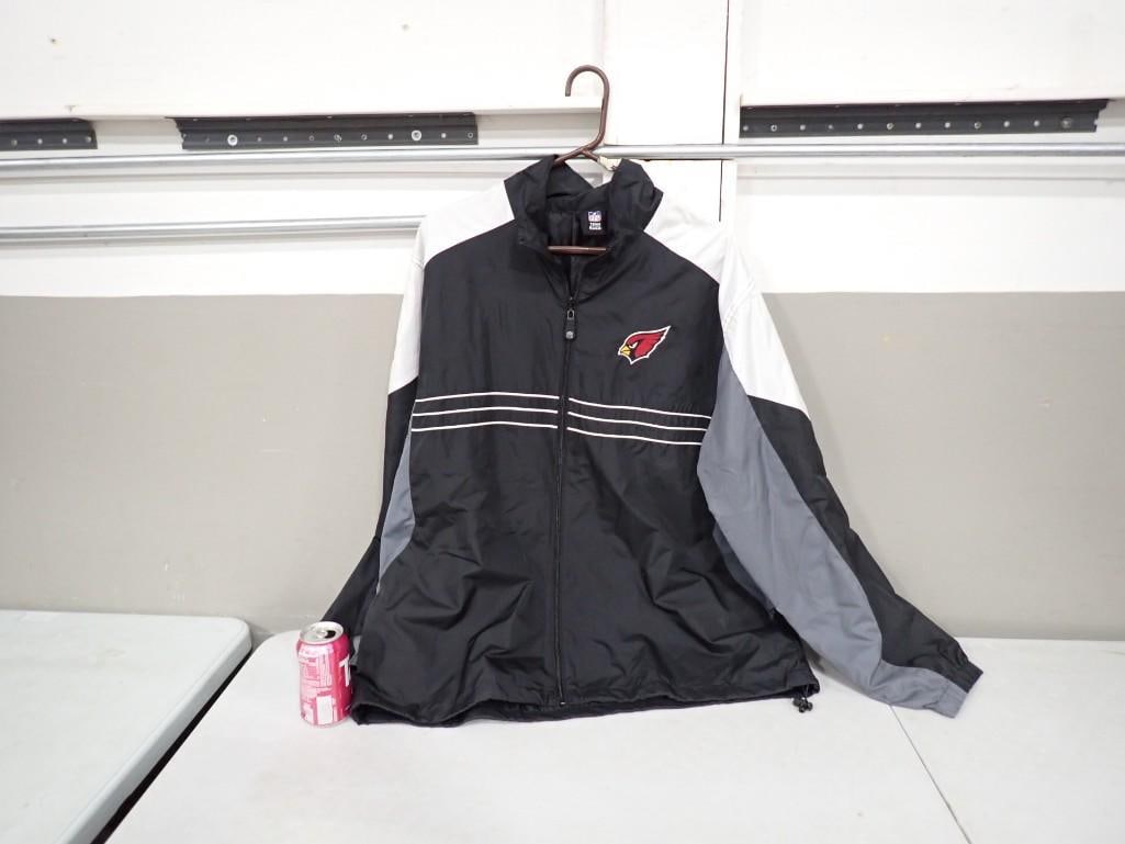 Reebok Arizona Cardinals Windbreaker - Size XL: Reebok Arizona Cardinals Windbreaker - Size XL All pictures are considered part of the description and should be examined carefully by bidders. Live Auctioneers is now offering Live Shipping through t