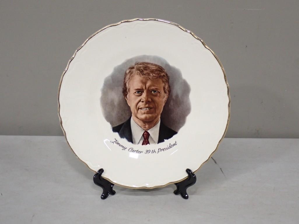 Jimmy Carter Commemorative Collector Plate: Jimmy Carter Commemorative Collector Plate All pictures are considered part of the description and should be examined carefully by bidders. Live Auctioneers is now offering Live Shipping through them.