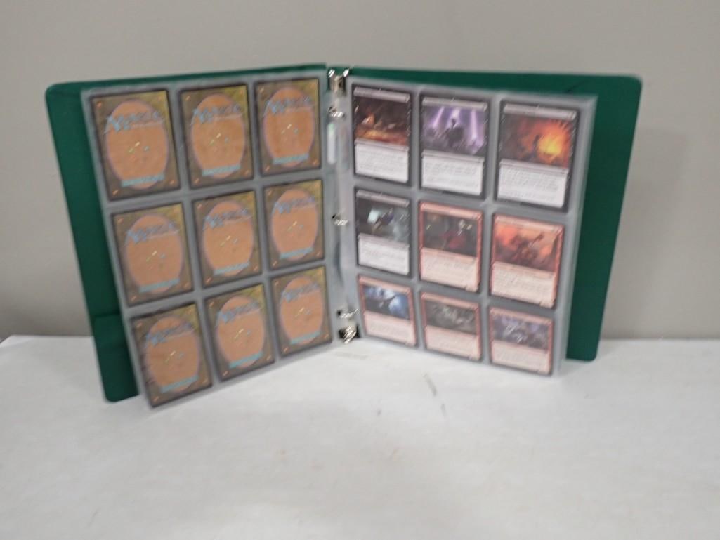 Binder full of assorted Magic the Gathering Trading Cards: Binder full of assorted Magic the Gathering Trading Cards All pictures are considered part of the description and should be examined carefully by bidders. Live Auctioneers is now offering Live Shippin