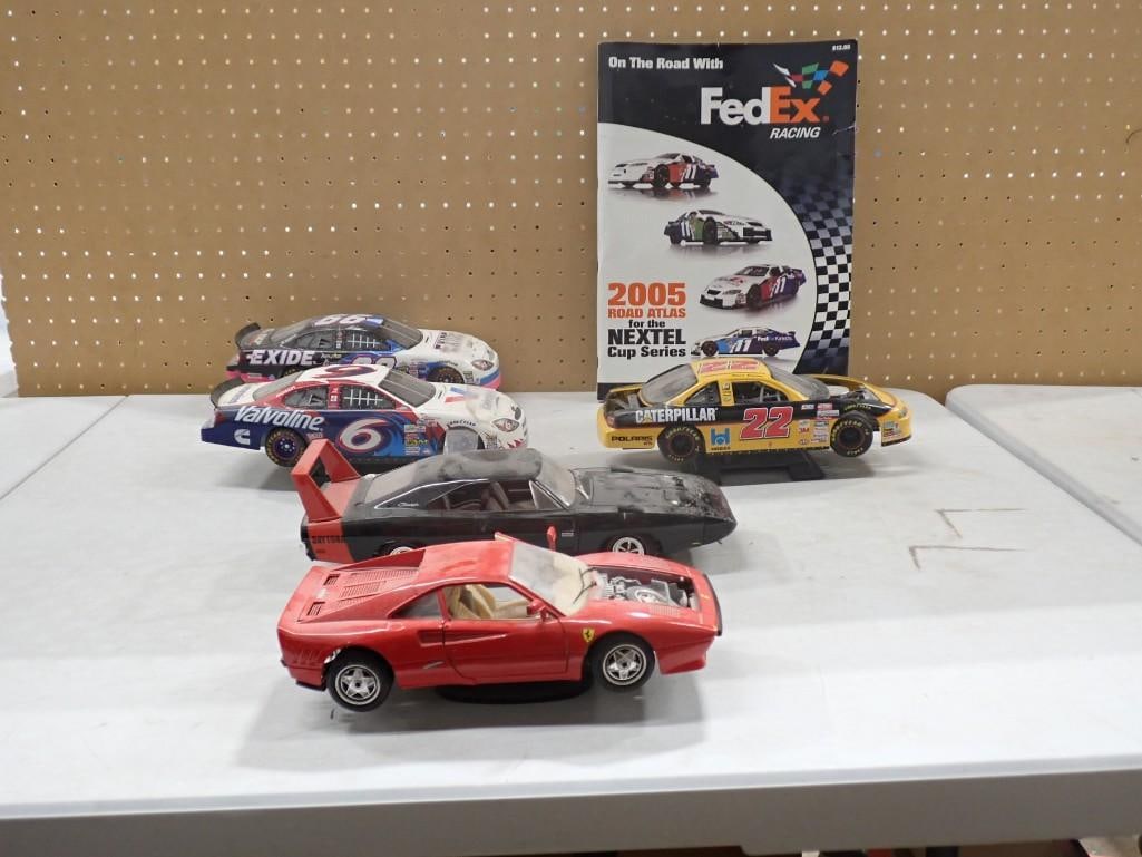 Lot of Model Cars including NASCAR, Ferrari, etc: Lot of Model Cars including NASCAR, Ferrari, etc All pictures are considered part of the description and should be examined carefully by bidders. Live Auctioneers is now offering Live Shipping through