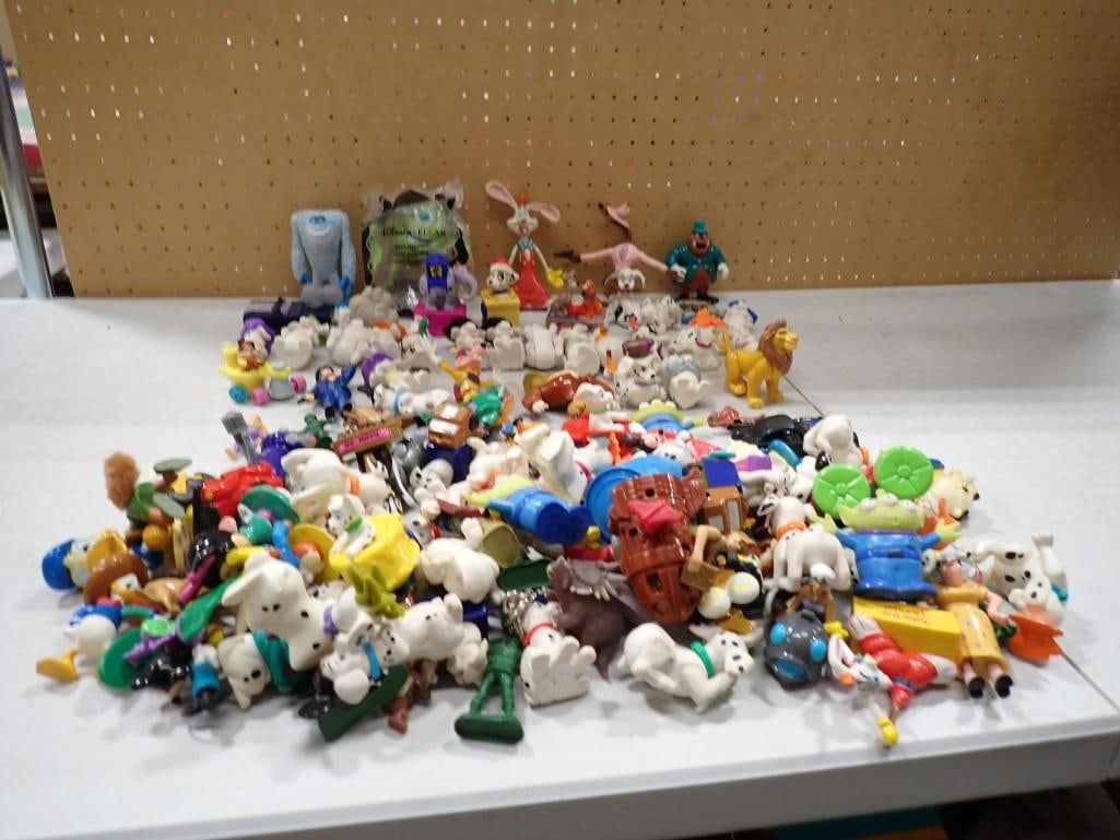 Huge Lot of Small Toys incl Roger Rabbit, 101 Dalmatians, Disney Pixar Mike Wazowski, (1 of 12)