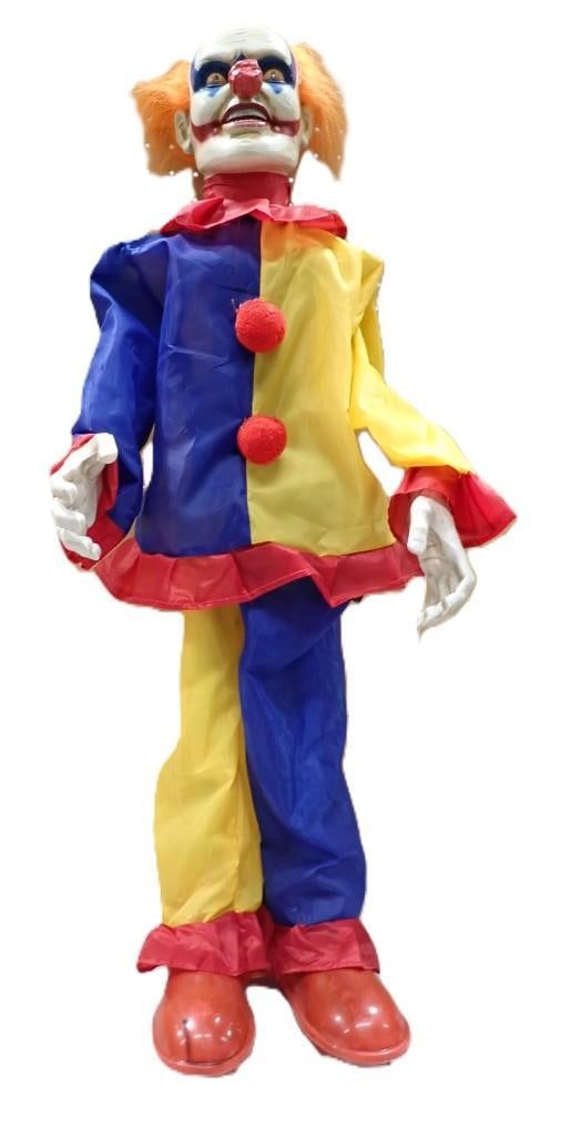 3 Foot Evil Clown - perfect for Halloween: 3 Foot Evil Clown - perfect for Halloween All pictures are considered part of the description and should be examined carefully by bidders. Live Auctioneers is now offering Live Shipping through them.&