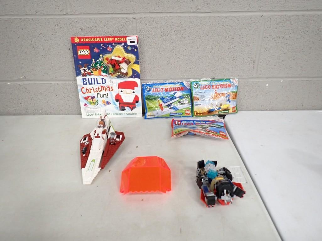 Lot of Lego Pieces including McDonald's Happy Meal, Star Wars, etc.: Lot of Lego Pieces including McDonald's Happy Meal, Star Wars, etc. All pictures are considered part of the description and should be examined carefully by bidders. Live Auctioneers is now offerin